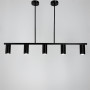 Зображення Люстра підвісна Light House LNF-17440/5 BK чорна (цоколь E27) ИМ Light-Deco 
