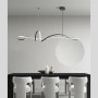 Изображение Люстра подвесная ЛЕД Light House LNF-17539 58W 120см BK черная ИМ Light-Deco 2 