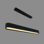 Изображение Видовжена люстра у чорному рельєфному корпусі 90 см ИМ Light-Deco 6 