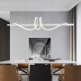 Изображение Скандинавська LED люстра у білому корпусі в 2-х розмірах ИМ Light-Deco 5 