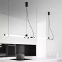 Зображення Трубчастий LED світильник із чорним корпусом 100 см ИМ Light-Deco 4 