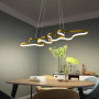 Зображення Ефектна видовжена золота люстра у корпусі 98х31 см ИМ Light-Deco 6 