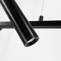 Изображение Видовжена чорна люстра LEEDS LONG з 6-ма спотами ИМ Light-Deco 5 