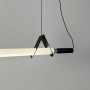 Зображення Трубчастий LED світильник із чорним корпусом 100 см ИМ Light-Deco 1 