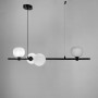 Изображение Люстра потолочная Light House LNF-17505/4 85 см черная (цоколь G9) ИМ Light-Deco 1 