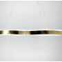 Зображення Дизайнерська видовжена люстра у латунному каркасі 100 см ИМ Light-Deco 2 