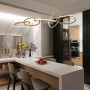 Изображение Ефектна видовжена латунна люстра у корпусі 120х30 см ИМ Light-Deco 3 