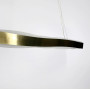 Зображення Дизайнерська видовжена люстра у латунному каркасі 100 см ИМ Light-Deco 4 