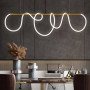 Зображення Латунна видовжена люстра ELISION з гнучкою LED стрічкою 150 см ИМ Light-Deco 5 