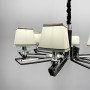 Изображение Люстра з чорною екошкірою на 10 абажурів ИМ Light-Deco 2 