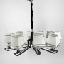 Изображение Люстра з чорною екошкірою на 10 абажурів ИМ Light-Deco 