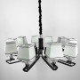 Изображение Люстра з чорною екошкірою на 10 абажурів ИМ Light-Deco 1 