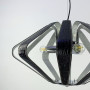 Зображення Підвісна люстра з елементами екошкіри Black Adele ИМ Light-Deco 2 