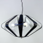 Зображення Підвісна люстра з елементами екошкіри Black Adele ИМ Light-Deco 3 