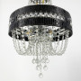 Зображення Підвісна кришталева люстра із чорною екошкірою ИМ Light-Deco 3 