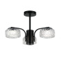 Зображення Люстра стельова VALESO 3470/3 чорна ИМ Light-Deco 