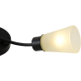 Изображение Люстра потолочная Light House SRS-20722/3 черный + хром, плафон белый ИМ Light-Deco 1 