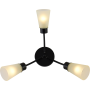 Изображение Люстра потолочная Light House SRS-20722/3 черный + хром, плафон белый ИМ Light-Deco 2 