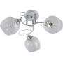 Изображение Люстра потолочная Light House SRS-20732/3 белый + хром, плафон белый + прозрачный  ИМ Light-Deco 