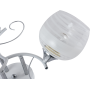 Изображение Люстра потолочная Light House SRS-20732/3 белый + хром, плафон белый + прозрачный  ИМ Light-Deco 2 