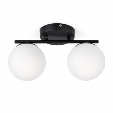 Люстра стельова Light House SRS-20524/2 BK чорна, плафони білі