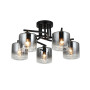 Зображення Люстра стельова VALESO 07675/5 чорна ИМ Light-Deco 