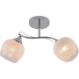 Зображення Люстра стельова Light House SRS-20728/2 хром, плафон білий з візерунком ИМ Light-Deco 1 