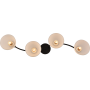 Зображення Люстра стельова Light House SRS-20715/4 чорний + дерево, плафон білий ИМ Light-Deco 1 