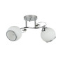 Зображення Люстра стельова Light House SRS-20660/2 хром, плафони білі з облямівкою ИМ Light-Deco 
