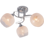 Зображення Люстра стельова Light House SRS-20728/3 хром, плафон білий з візерунком ИМ Light-Deco 1 