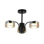 Зображення Люстра стельова VALESO 3471/3 чорна ИМ Light-Deco 