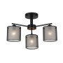 Изображение Люстра потолочная Light House SRS-20665/3 черная, плафоны черные с белым ИМ Light-Deco 1 