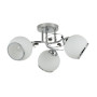 Зображення Люстра стельова Light House SRS-20660/3 хром, плафони білі з облямівкою ИМ Light-Deco 