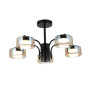 Зображення Люстра стельова VALESO 3471/5 чорна ИМ Light-Deco 