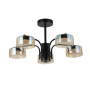 Зображення Люстра стельова VALESO 3471/5 чорна ИМ Light-Deco 1 