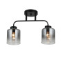 Изображение Люстра потолочная Light House SRS-20697/2 черная, плафоны дымчатые ИМ Light-Deco 1 
