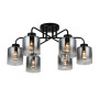 Зображення Люстра стельова VALESO 07679/6 чорна ИМ Light-Deco 