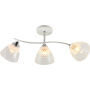 Изображение Люстра потолочная Light House SRS-20709/3 белый + хром, плафон белый с прозрачным ИМ Light-Deco 2 
