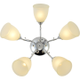 Зображення Люстра стельова Light House SRS-20762/5 хром, білі плафони ИМ Light-Deco 2 