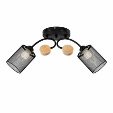 Люстра потолочная Light House SRS-20531/2 BK черная +дерево