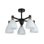 Зображення Люстра стельова Light House SRS-20773/5 чорний + золото, плафон білий  ИМ Light-Deco 