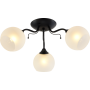 Зображення Люстра стельова Light House SRS-20759/3 чорна, плафони білі  ИМ Light-Deco 3 