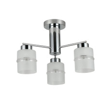 Люстра стельова Light House SRS-20880/3 хром, плафон білий