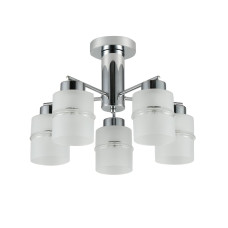 Люстра стельова Light House SRS-20880/5 хром, плафон білий