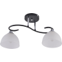Изображение Люстра потолочная Light House SRS-20854/2 черный + хром, плафон белый ИМ Light-Deco 