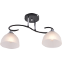 Изображение Люстра потолочная Light House SRS-20854/2 черный + хром, плафон белый ИМ Light-Deco 1 