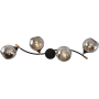 Зображення Люстра стельова Light House SRS-20717/4 чорний + золото + дерево, плафон сірий глянцевий ИМ Light-Deco 1 