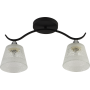 Изображение Люстра потолочная Light House SRS-20705/2 черный + хром, плафон прозрачный с белым  ИМ Light-Deco 