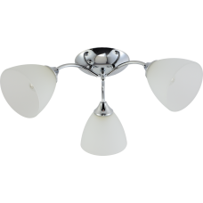 Люстра стельова Light House SRS-20760/3 хром, плафони білі