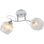 Изображение Люстра потолочная Light House SRS-20732/2 белый + хром, плафон белый + прозрачный  ИМ Light-Deco 3 